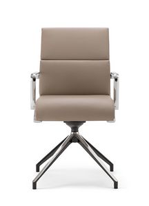 Aalborg Soft 04, Swivel office chair, suitable for meeting rooms and clients