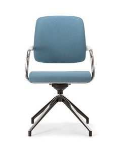 Kos White Soft 04, Swivel chair for office environments