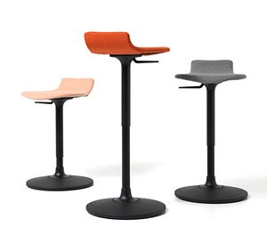 Obl, Stool with anti-slip oscillating base, adjustable in height