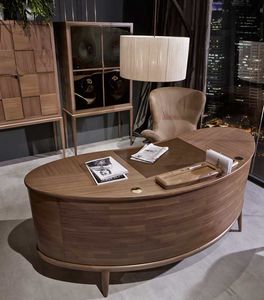 Monteverdi desk, Desk with rounded design