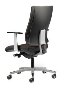 ALLY 1727 + OPT, Task chair with wheels, padded, for office