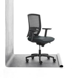 Mia 01, Task chair padded in polyurethane, for office