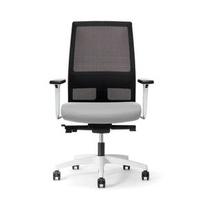 Omnia White 01, Office chair with white structure