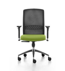 Tekna 01, Office task chair, with mesh backrest