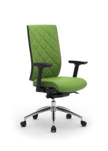 Wiki Tech, Swivel chair for office, with rhombus backrest