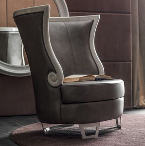 Gaud Art. 637, Elegant armchair with high back
