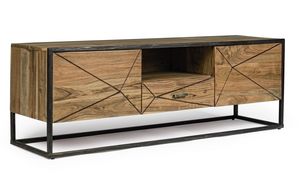 TV stand 2A-1C Egon, TV stand in acacia wood