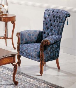 Art. 3596, Comfortable armchair in Louis XV style