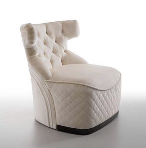 Dorotea, Outlet armchair with tufted backrest