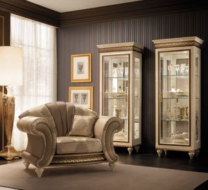 Fantasia armchair, Luxurious neoclassic style armchairs