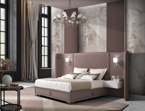 ARCA bed, Imposing and luxurious upholstered bed