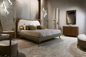 CRONO bed GEA Collection, Contemporary padded bed