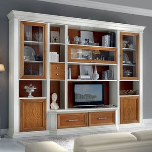 Anthologia ANTOLO129, Living room furniture with display cabinets and TV stand