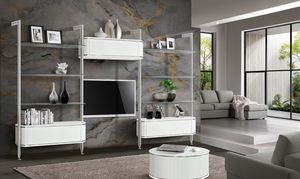 Millerighe modular wall, Modular wall furniture for living area