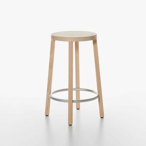 Blocco mod. 8500-60, Essential wooden stool, high design, for Kitchen