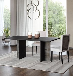 Line table, Dining table with essential lines