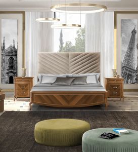 Prestige 2 Art. 4322, Bed with inlaid footboard