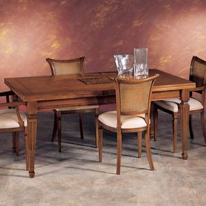 Delfi DELFIH561, Table with removable side extensions, classic style