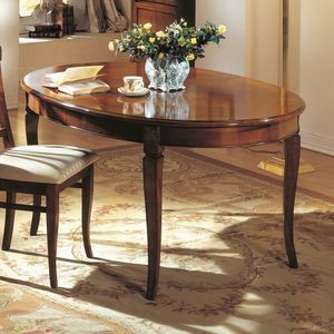 Table RAFFA522-A, Oval table with 2 extensions, traditional style