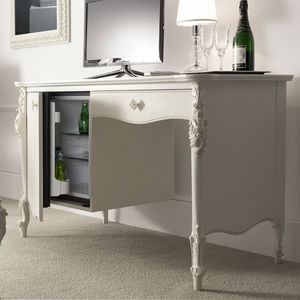 Venere VENERE1041T, Elegant and refined desk with fridge door