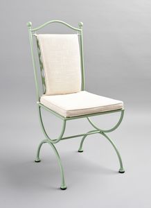 ROMBI GF4002CH, Chair in stainless steel with weaving